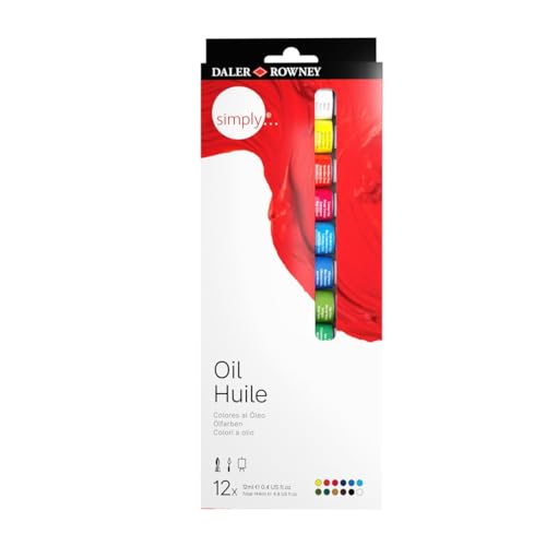 Daler Rowney ESTUCHE 12 TUBOS OLEO 12ML Simply - style: 12 Pack
