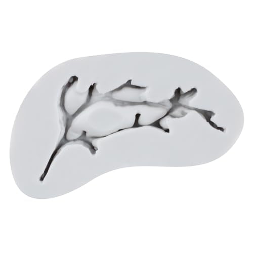 3D Tree Branch Polymer Clay Mold Tree Branch Silicone Molds for DIY Crafts Epoxy Resin Casting Air Dry Polymer Clay Plaster Jewelry Making - color: Style B