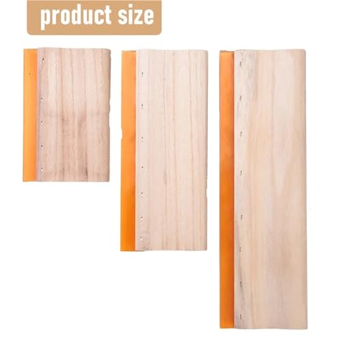 Silk Screen Printing Squeegee Ink Scaper Scratch Board Tools(35cm) - size: 35cm