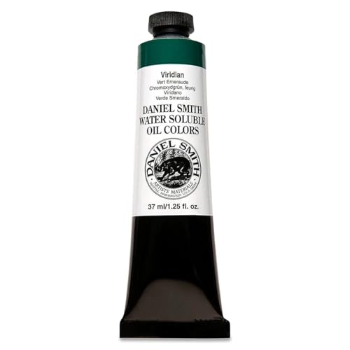 Daniel Smith Water Soluble Oil Color Paint, 37ml Tube, Viridian, 284390018 - color: Viridian