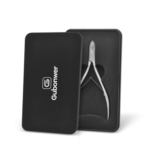 Cuticle Trimmer 3/4 Jaw Extremely Sharp Cuticle Nippers Scissors Stainless Steel Clippers Cutter Remover Pedicure Manicure Nail Tool, cuticle pusher (Cuticle Nippers/Silver-b) - color: Cuticle Nippers/Silver-b