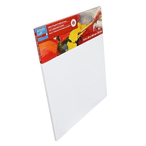 Artist's Loft Level 2 Gallery Wrapped Traditional Canvas, 12 Pack - size: 24 x 30