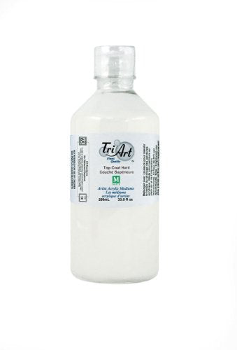 Tri-Art Artist Mediums, 250ml, Top Coat Hard Matte