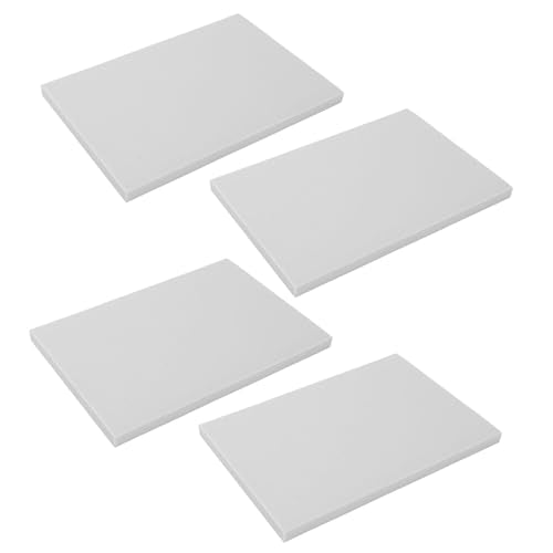 10PCS Rubber Stamp Carving Block, Soft Easy Carve Stamp Making Kit for DIY Printmaking, Premium Carving Rubber Blocks with Smooth Surface for Beginners and Crafters (White) - color: White