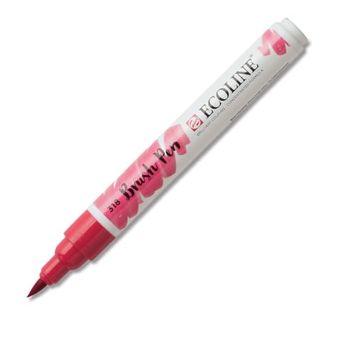 Ecoline Brush Pen Carmine 318 (11503180) - color: Carmine