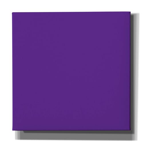 Epic Art Group Artist Stretched Purple Printed Canvas, 8"x8"x0.75" Great for Acrylic Paint - color: Purple, size: 8x8