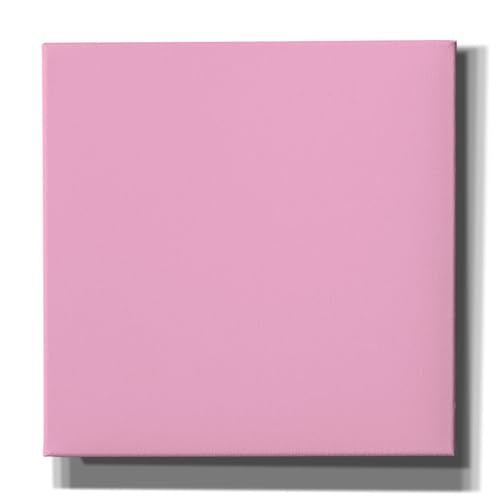 Epic Art Group Artist Stretched Baby Pink Printed Canvas, 8"x8"x0.75" Great for Acrylic Paint - color: Pink, size: 8x8