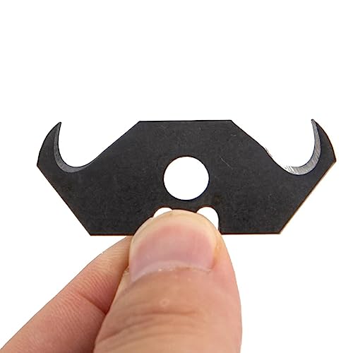 Carpet and Linoleum Cutting Blades, 80-Piece Set (2x40pcs) - Carbon Steel Utility Knife Blades for Flooring, DIY Crafts