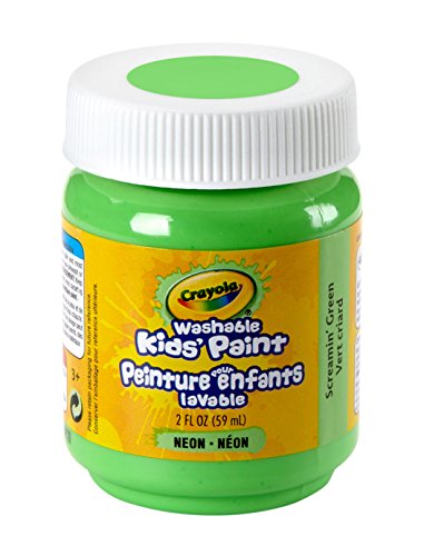 Crayola Washable Kids Paint, 2 oz, Screamin' Green - color: Screamin' Green