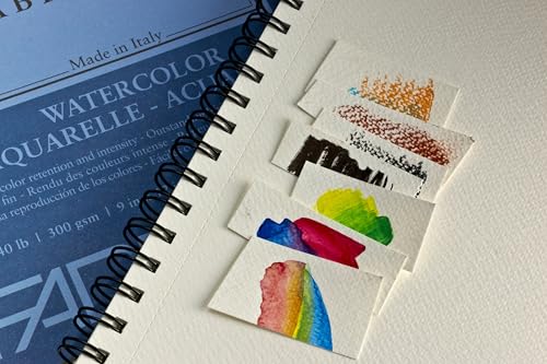 Fabriano 1264 Watercolor Pad, Bright White - size: 7 x 10