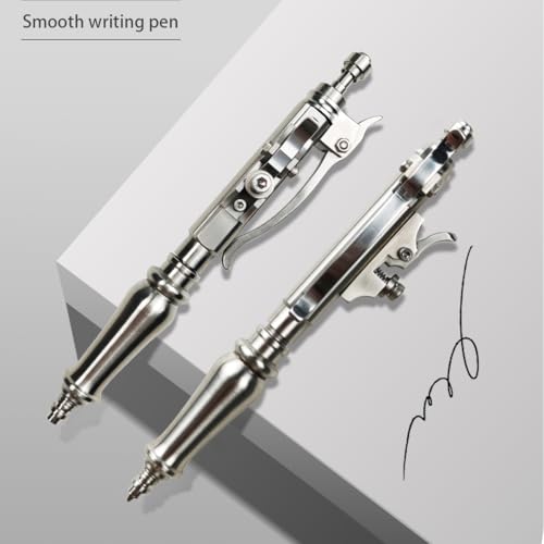 Dr. Metalleung Heavy - Duty Stainless Steel Bolt Action Pen - The Epitome of Style & Function for EDC - Loving Men - style: Telegraph Pen
