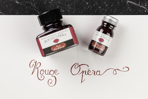 Herbin Fountain Pen Ink - 30ml Bottled - Rouge Opera - color: Rouge Opera, size: 1 fl oz