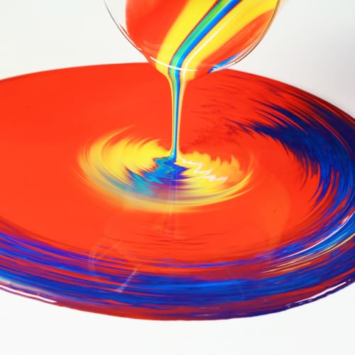 Color Pouring Medium Gloss by GOLDEN, 32 fl. oz. Jar, Professional Acrylic Medium, Transparent