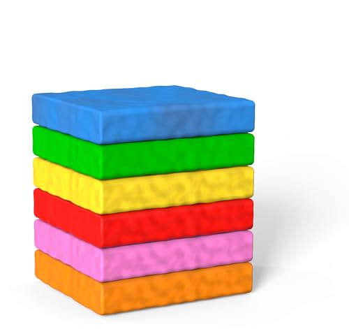 Kneaded Erasers for Artists Painting, Drawing & Art Supplies – Gum Kneadable Erasers for Pencils Bulk Kids Prizes, Party Favors, School Supplies, 6 PCS