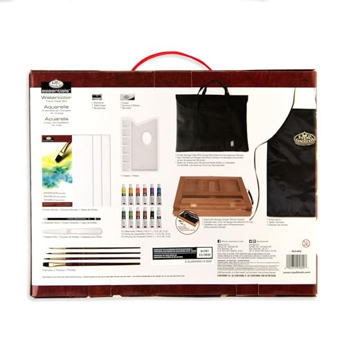 Royal & Langnickel Easel Art Set W/Easy to Store Bag, Watercolor
