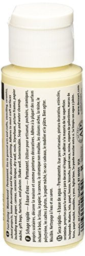 DecoArt Crafter's Acrylic Paint, 2-Ounce, Antique White - color: Antique White, size: 2 Fl Oz (Pack of 1)