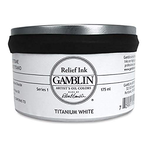 Gamblin Relief Ink Titanium White 175Ml
