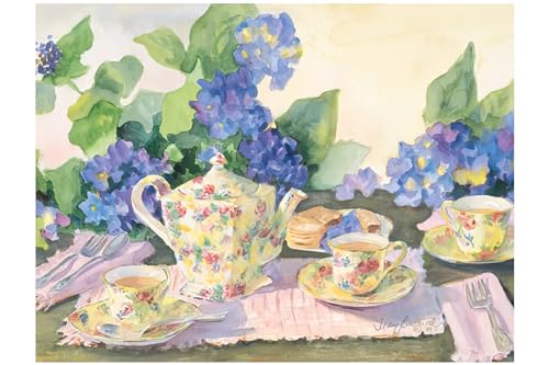 Leanin' Tree The Art of Judy Buswell Floral Greeting Variety for Birthday Cards and Birthday Card Messages, Garden Watercolor All Occasion Set of 20, Includes Cards for All Occasions