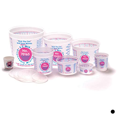 E-Z MIX 70016 1 Pint Cup, 100 Pack