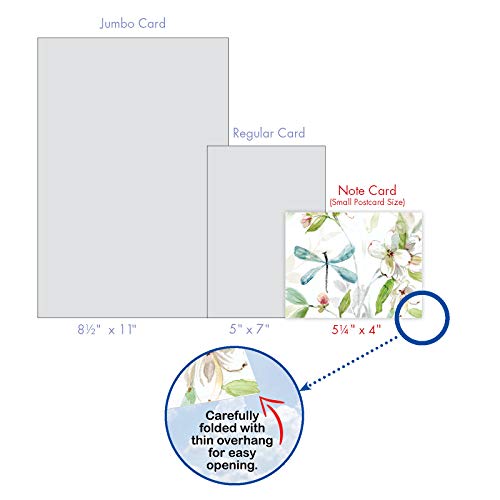 The Best Card Company - 10 Boxed Note Cards with Flowers - Blank Assorted Floral Notecards Bulk (4 x 5.12 Inch) - Dogwood Days M6592OCB - style: Dogwood Days