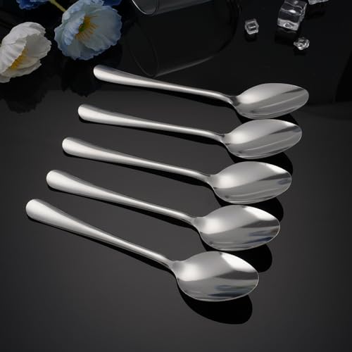 36 PCS Dinner Spoons Set - Windsor Stainless Steel Dinner Spoon 7.1 Inch with Dishwasher Safe Dessert Spoons,Metal Dessert Spoon, Silverware for Home,Kitchen or Restaurant - size: 36-piece Dinner Spoon