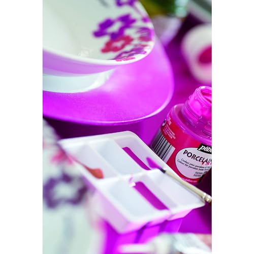 Pebeo Porcelaine 150, Water-Based High-Gloss Porcelain Paint, 45 ml Bottle - Lapis Blue - color: Lapis Blue