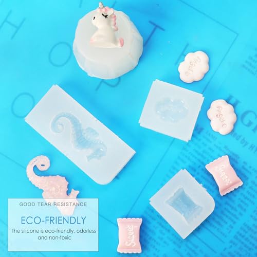 Mold Making Silicone - Clear Liquid Blend, Easy Pour Formula | Craft Molding Supply Set, Heat-Resistant Rubber Compound, Kit for Sculpture Casting, Soap Crafting, Resin Creations - color: 200g set (A, B each 100g) mold silicone (hardness 15 degrees)