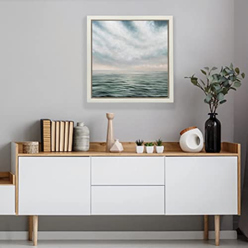 Ampersand Float Frame 1.5In Thin 6X6 White - color: White, size: 6x6
