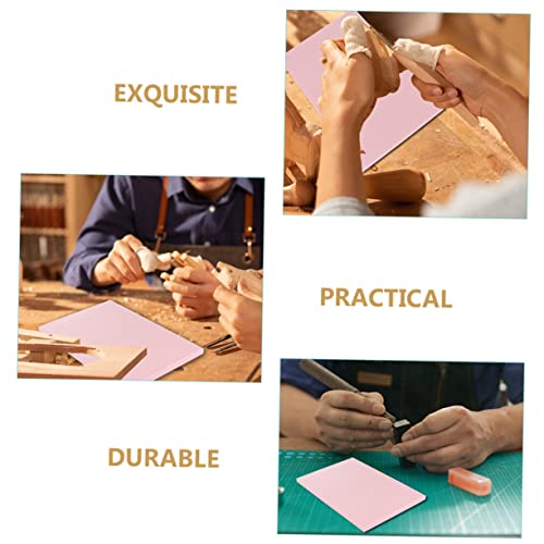 Veemoon 4pcs Carving Rubber Blocks for Crafts Soft Material for Stamp Making for Beginners and Professionals Lightweight and Portable Carving Supplies
