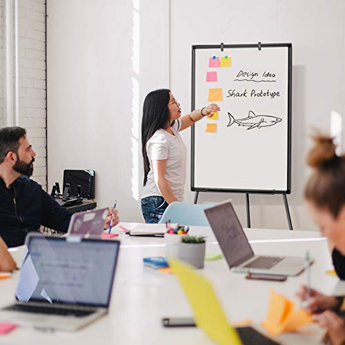 Easel Whiteboard - Magnetic Portable Dry Erase Easel Board 36 x 24 Tripod Whiteboard Height Adjustable Flipchart Easel Stand White Board for Office or Teaching at Home & Classroom (Black) - style: 36x24 Black