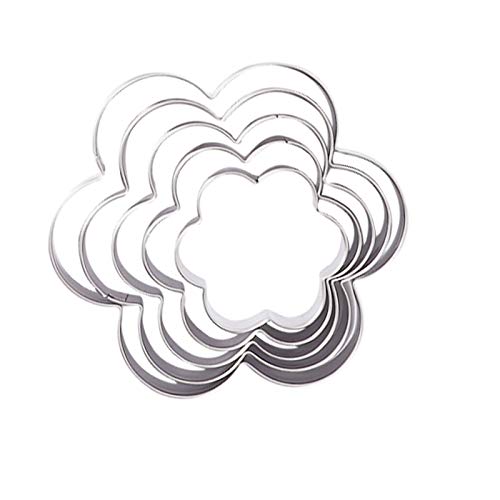 Flower Cookie Cutter, Pack of 5… - style: C-Flower