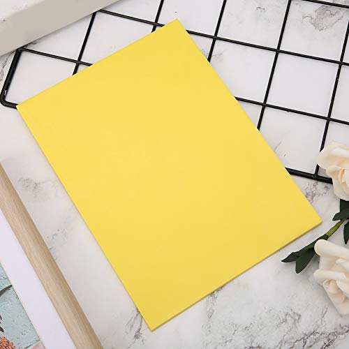 Yellow Rubber Carving Block for Custom Stamp Making Lightweight DIY Craft Mat Artists Teachers Enthusiasts - color: Yellow