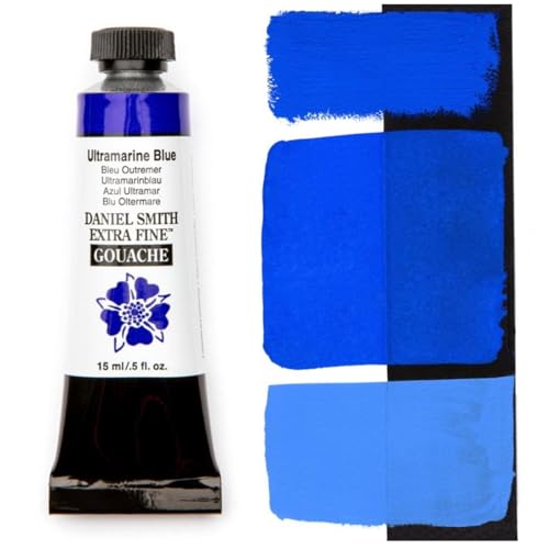 Daniel Smith Extra Fine Gouache 15ml Tubes Ultramarine Blue 15 ml