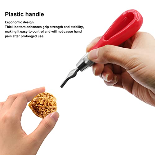 ANKROYU Professional Printmaking Carving Cutter Set with 6 Stainless Steel Blades Ergonomic Handle for Wood Linoleum Pumpkin Carving DIY Art Sculpting Red