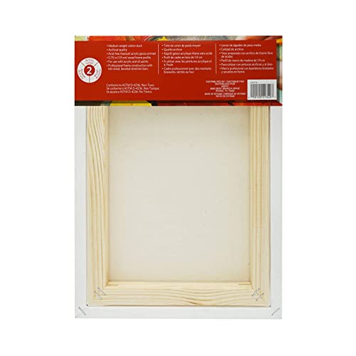 Artist's Loft Level 2 Gallery Wrapped Traditional Canvas, 12 Pack - size: 9 x 12