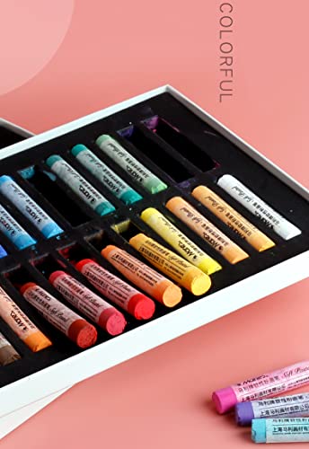 YYMIYU Soft Color Chalk Pastels for Professional Artist 36 Colour - color: Soft 35 Color