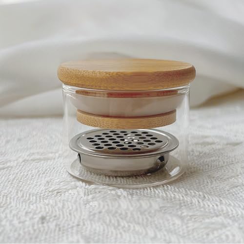 Nail Brushes Washing Cup Acrylic Nail Brush Cleaner Dappen Dish with Lid Easy Cleaning Portable Mesh Layered Nail Art Brush Washer for Nail Sequins Glitter Powder Nail Tools Nail Art Brushes Clean Cup