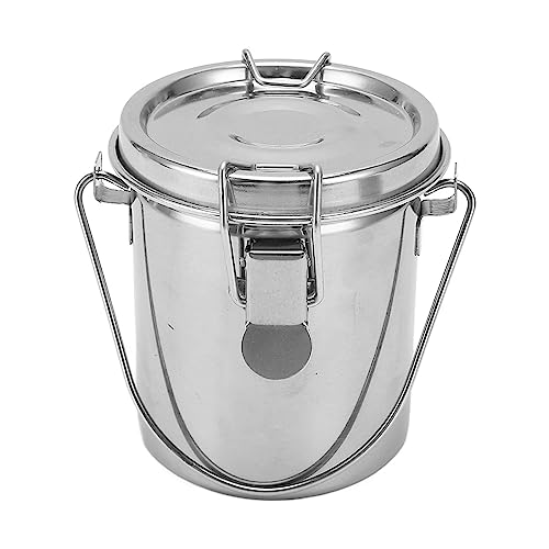 Artist Brush Cleaning Bucket with Stainless Steel Strainer, Leakproof Portable Handle for Watercolor Acrylic Oil Painting