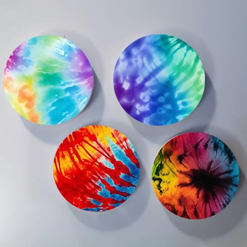 Tie Dye Sublimation Transfer Ink Sheets,Sublimation Paper for Cricut Mug Press,Transfer Paper for DIY Key Chain T-Shirts,12 pcs/Set,12"x12" - color: Tie Dye