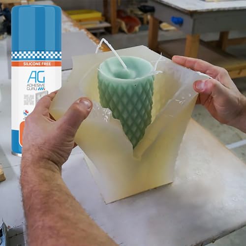 Adhesive Guru Non Silicone Epoxy Mold Release Spray (13.5 fl oz), Silicone-Free Release Agent Aerosol Spray for Epoxy Resin Molds, 1 Pack - color: 13.5 fl oz, size: 1 Pack