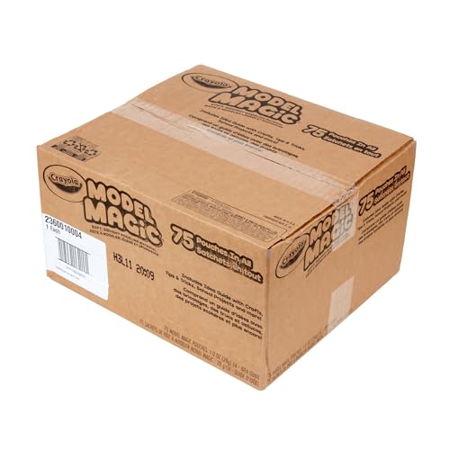Crayola Model Magic - White (75ct), 1oz Modeling Air Dry Clay Alternative, Teacher Classroom Must Haves, Bulk School Supplies for Kids, 3+ - color: White, size: 75ct
