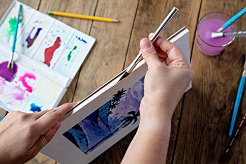 Strathmore 400 Series Watercolor Block, Cold Press, 9"x12" Bound (4 Sides), 15 Sheets/Block, White - size: 9 x 12 inches, style: Block