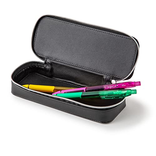 Artist's Loft Zipper Pencil Pouch, 6 Pack - color: Black