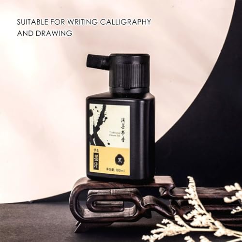 500 ML/16.9 OZ Calligraphy and Sumi Liquid Ink - Versatile Elegance for Chinese Traditional Art Works and Japanese Brush Art