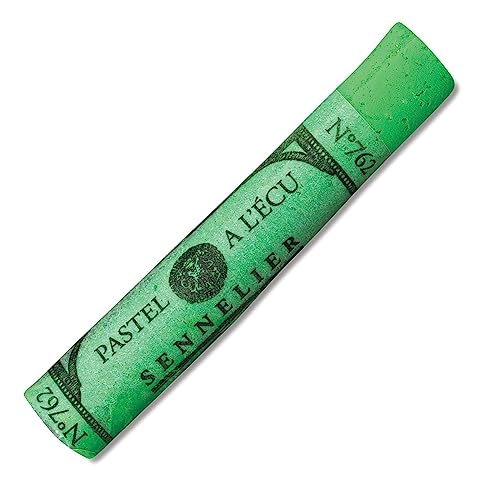 SENNELIER Extra-Soft French Pastel for Professional Artists, Baryte Green 762 - color: Baryte Green 762