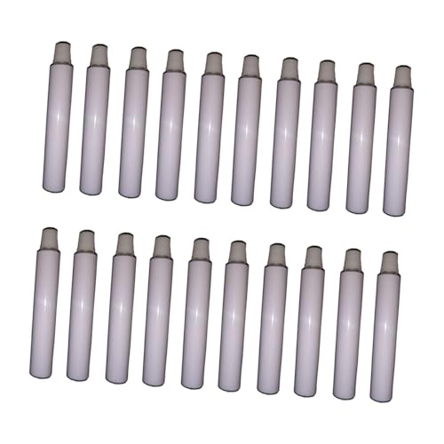 Empty Aluminum Paint Tubes, 20Pcs 5ml Refillable Sample Containers for DIY Paint Filling and Travel Storage - size: 20Pcs 5ml