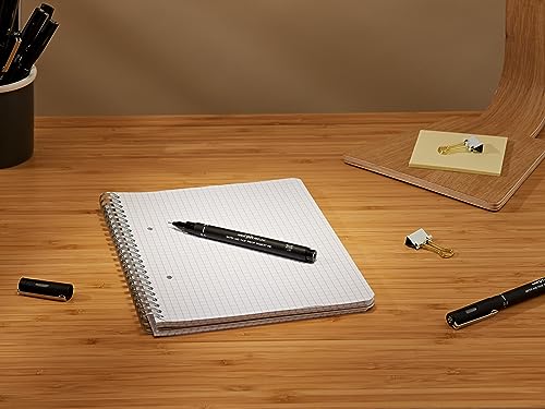 UNI PIN FINELINER DRAWING PEN SET 12 BLACK