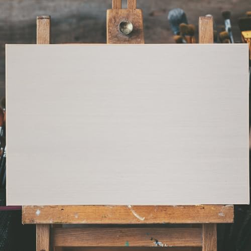 HEALLILY Wood Board Wood Panels Wood Painting Board Sketch Board Birch Wood Drawing Boards Cradled Panel for Artists Crafts Painting (8K Hollow Drawing Board) Wood Board Portable Easel