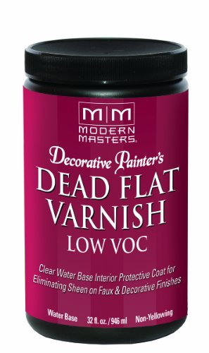 qt Modern Masters DP400 Clear Decorative Painter’s Acrylic Dead Flat Varnish