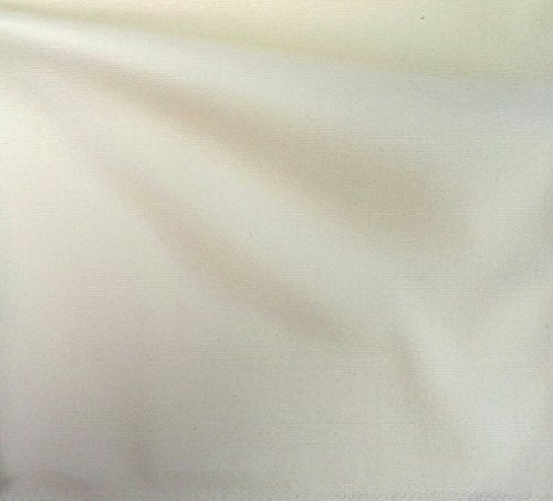 LA Linen 60" Wide 10 Oz Unprimed Cotton Duck Canvas Fabric By the Yard, Natural